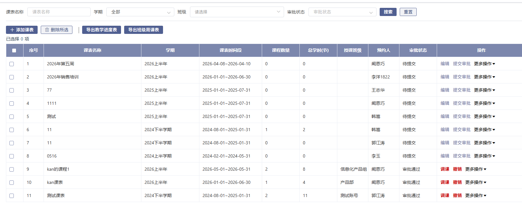 实训中心管理系统